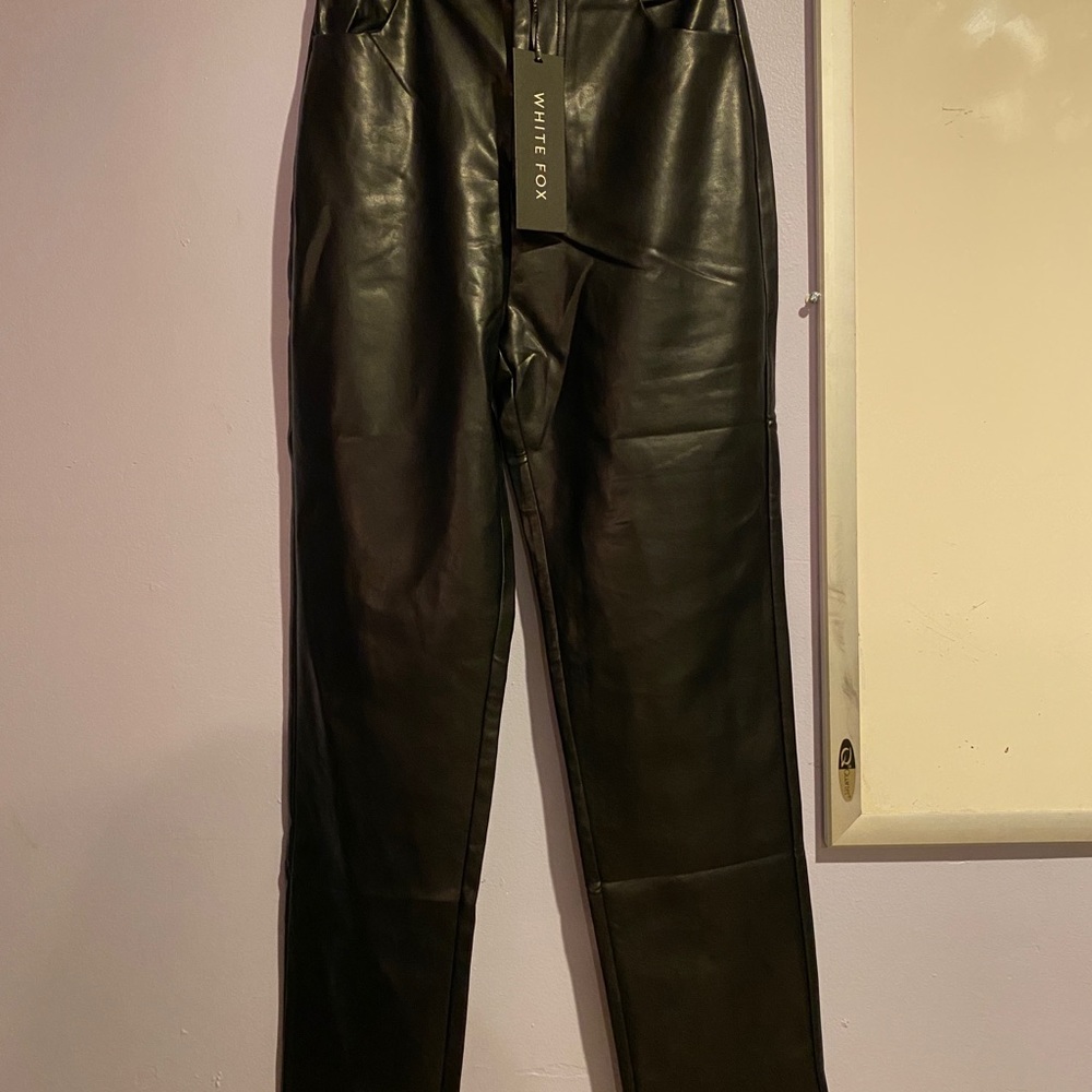 Beautiful Faux Leather pants Never worn!